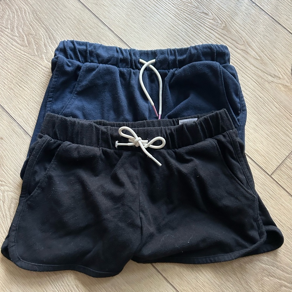 2 pairs Old Navy Kids Drawstring Shorts - Navy and Black